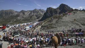 La ascensión al Tourmalet, en el Tour del 2015.