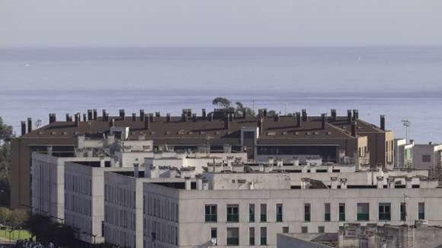 Barrio de El Lauredal, donde se han superado los límites establecidos en el protocolo anticontaminación.