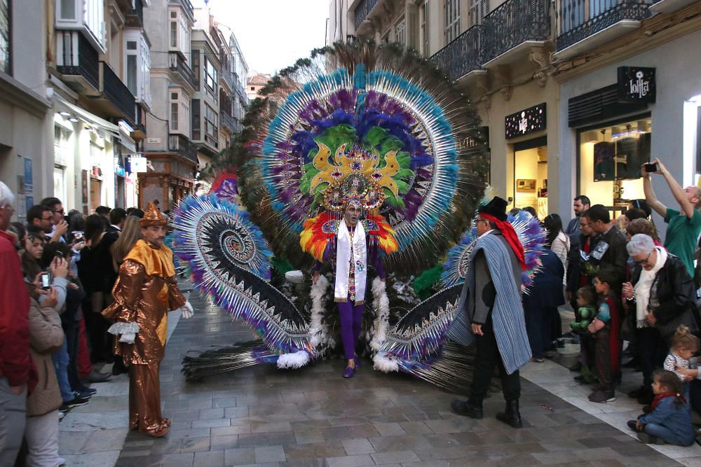 Sábado de carnaval en Málaga