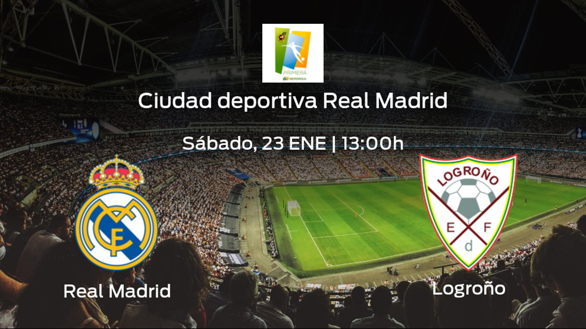 Previa del encuentro de la jornada 16: Real Madrid Femenino - Logroño Femenino