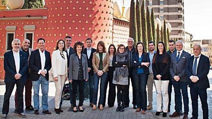 Els representants de les immobiliàries d&#039;APIALIA Costa Brava-Figueres.