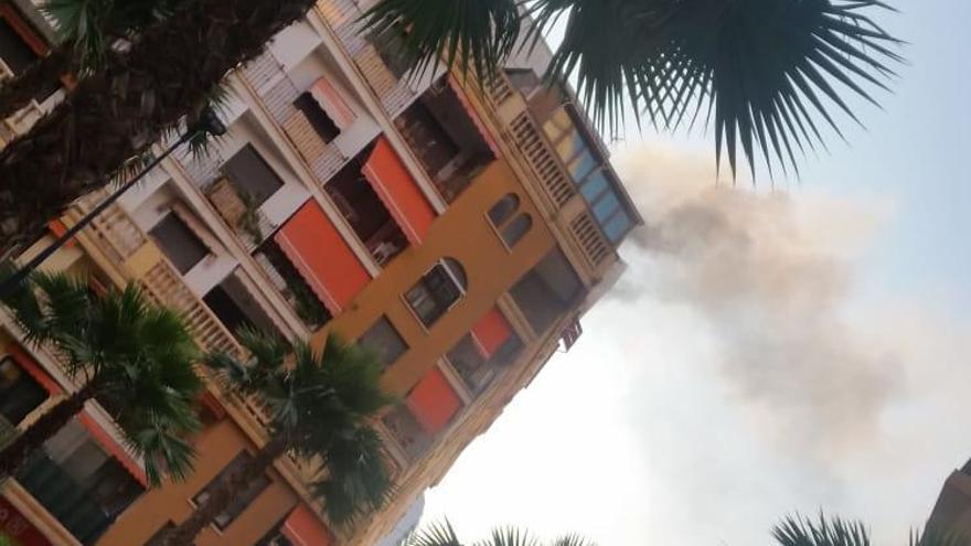 Arde la cocina de un ático en Calp