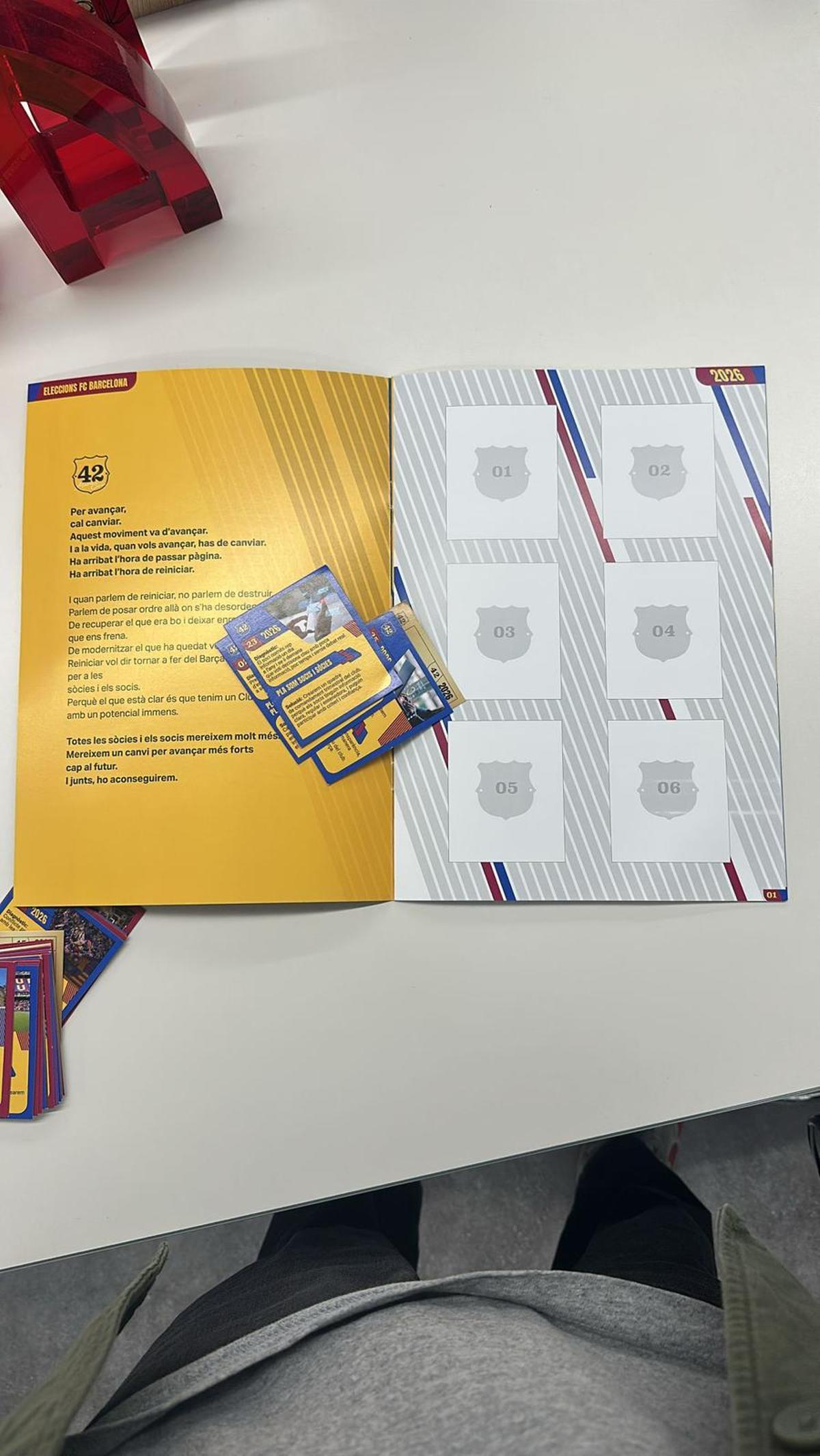 Los cromos de Marc Ciria para ganar las elecciones Los cromos de Marc Ciria para ganar las elecciones