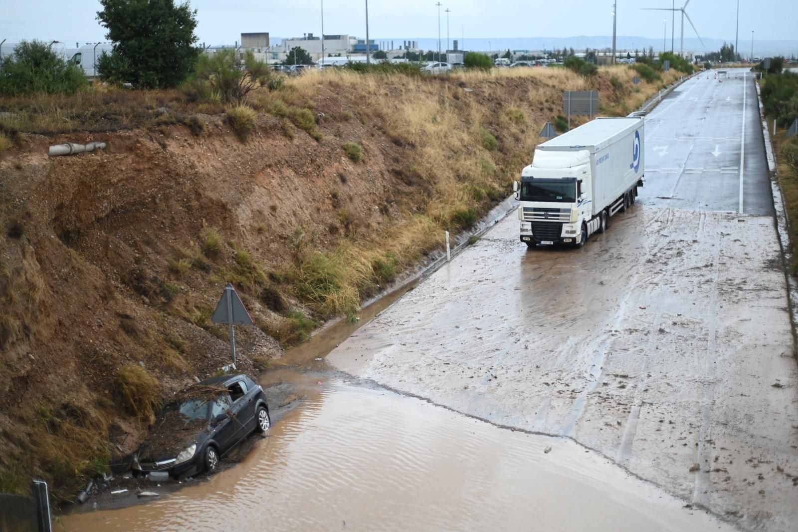 En imágenes | La dana golpea a Aragón