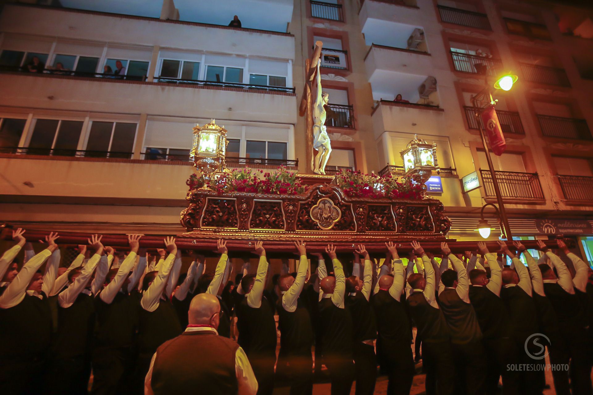 Las imágenes del encuentro del Paso Encarnado en Lorca