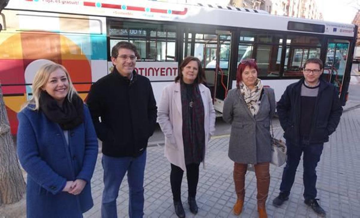 La gratuidad del autobús urbano de Ontinyent incrementa su utilización
