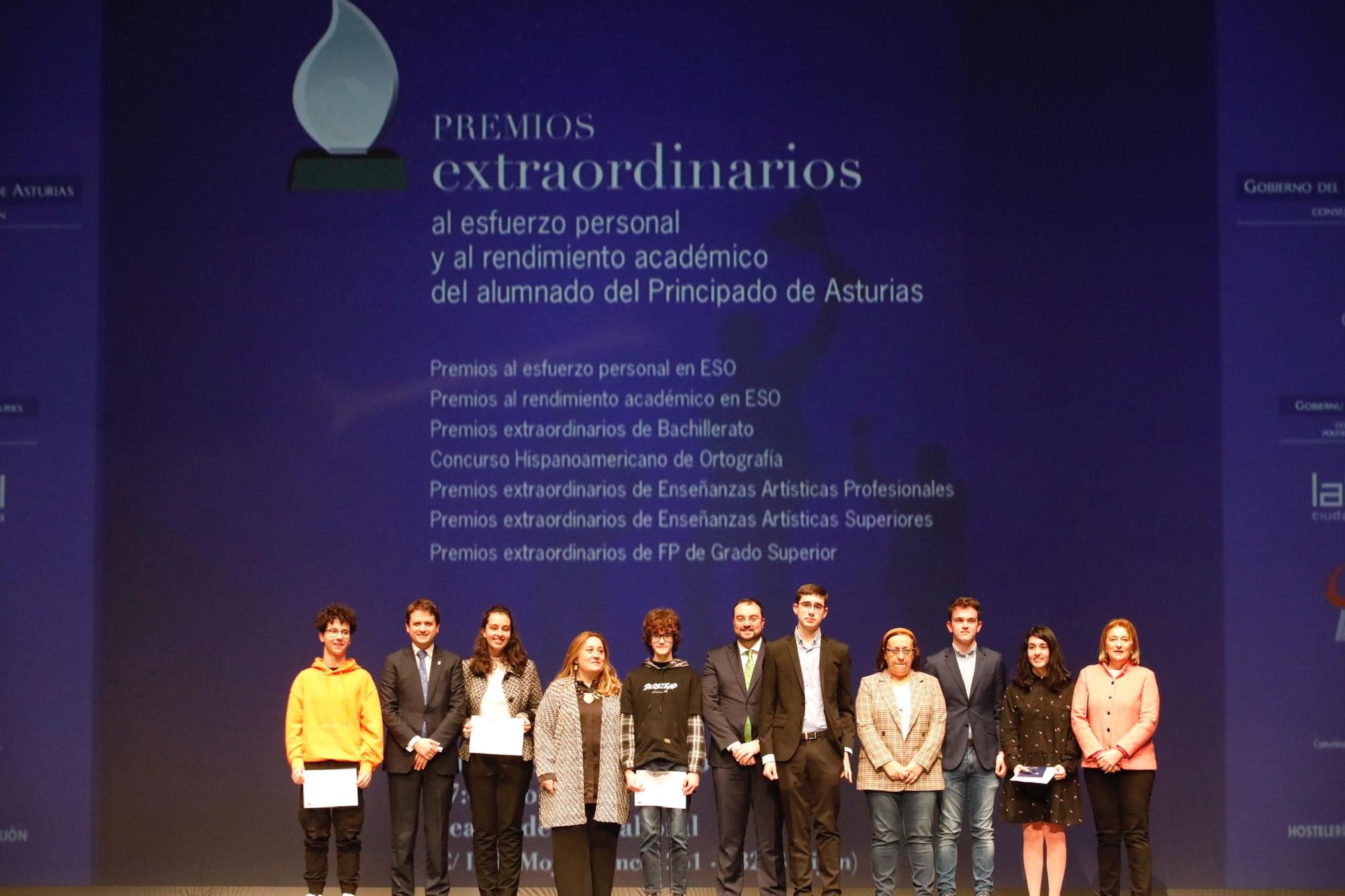 En imágenes: Así fue la ceremonia de entrega de los premios extraordinarios al esfuerzo personal