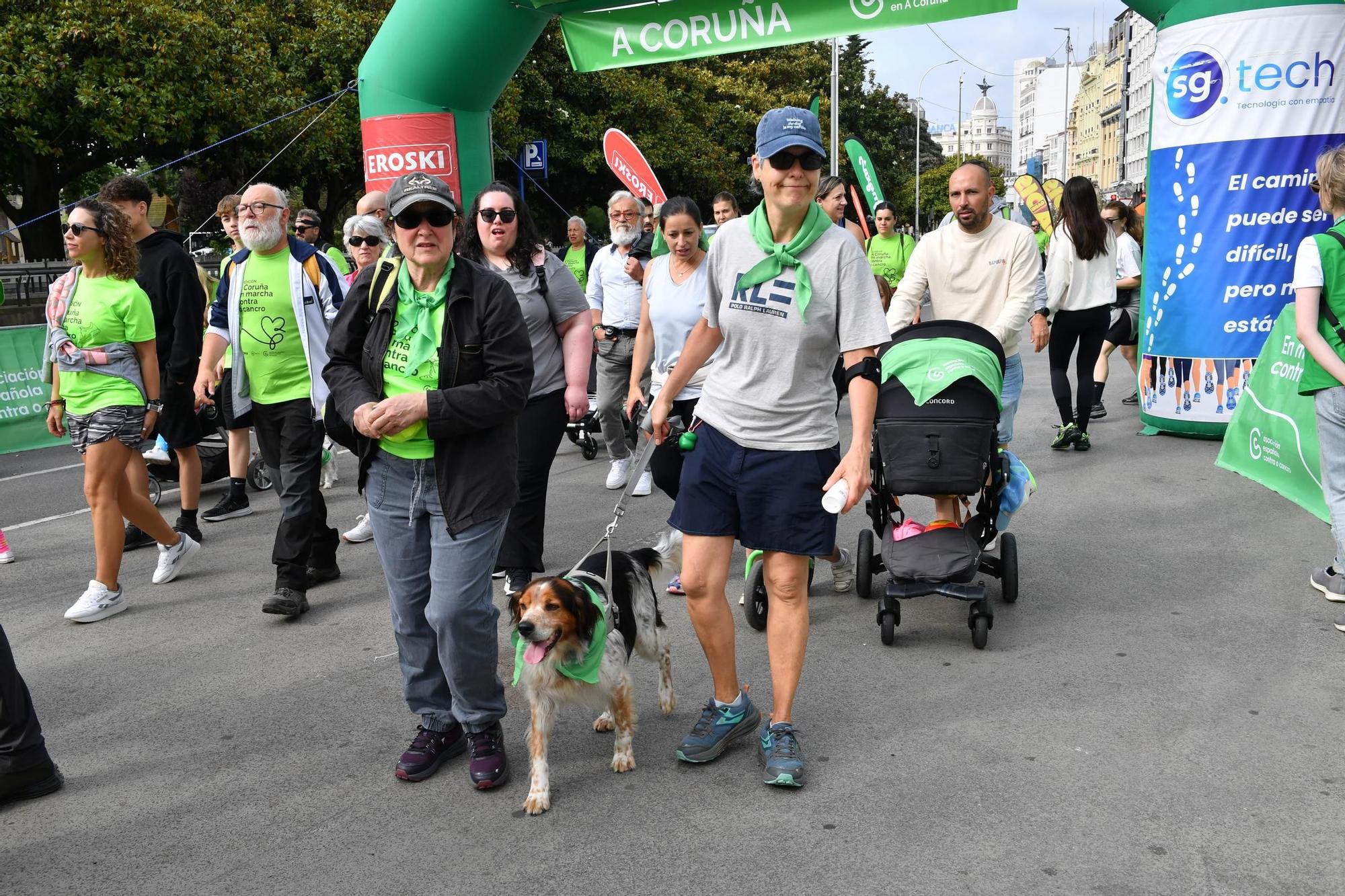A Coruña caminó contra el cáncer