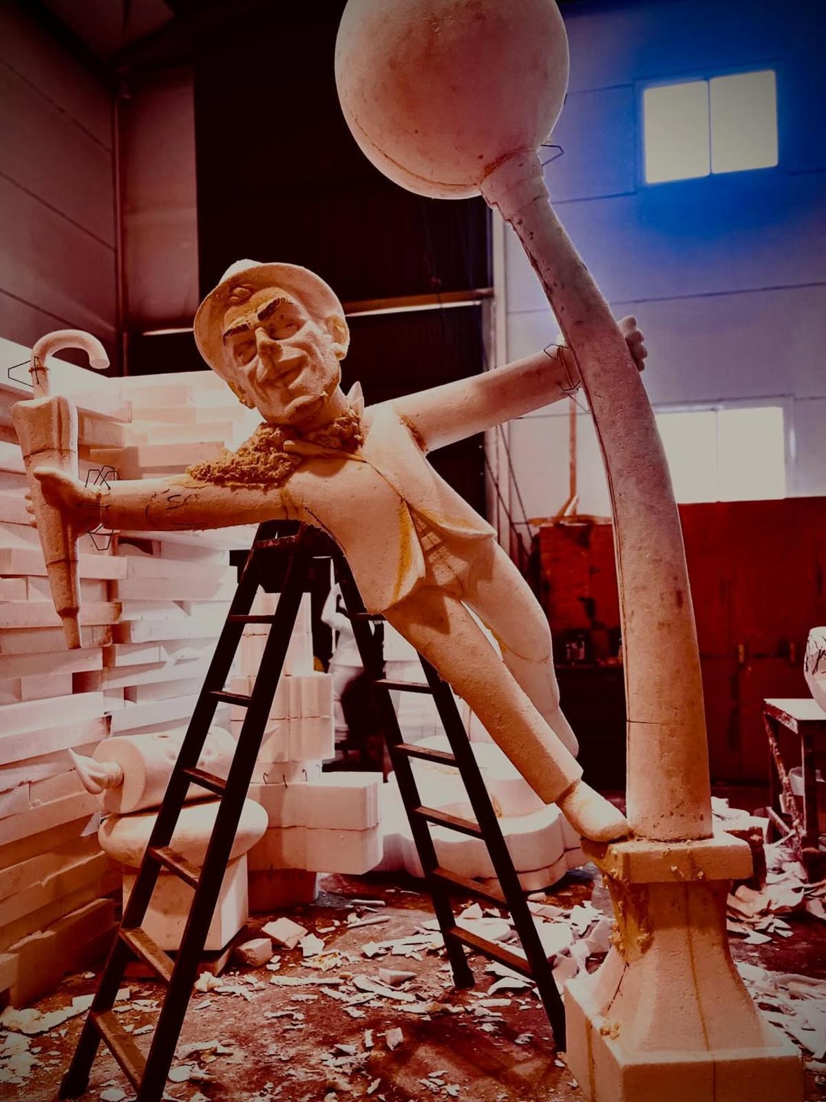 El ninot de Gene Kelly para Pío XI Fontanars