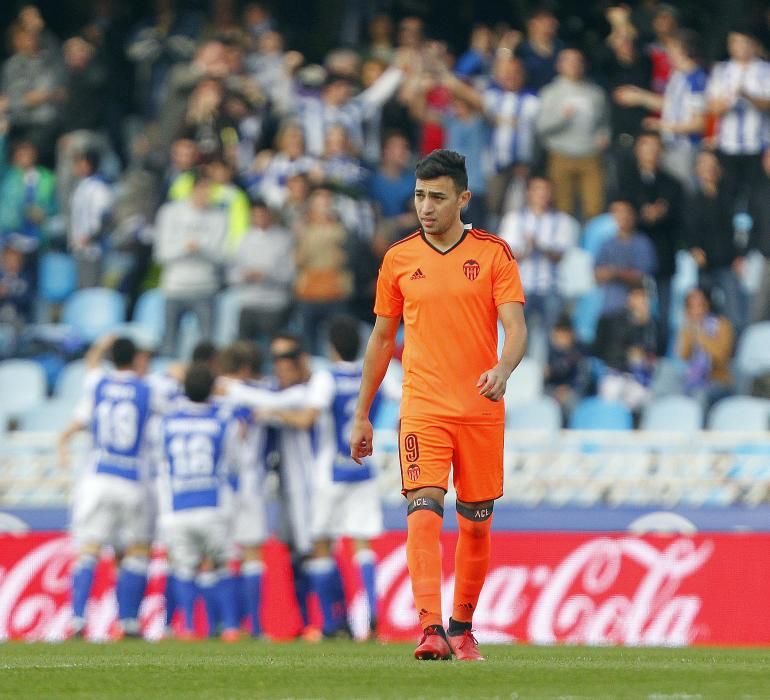 Las mejores imágenes del Real Sociedad - Valencia