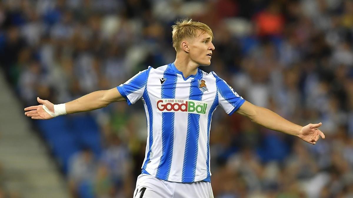 jmexposito50072272 real sociedad s martin odegaard gestures during the spanish 190927122617