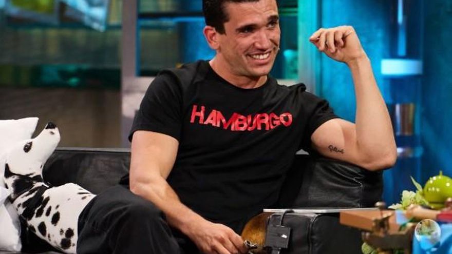 Jaime Lorente ha visitado 'La Revuelta' para promocionar su última película, 'Hamburgo'