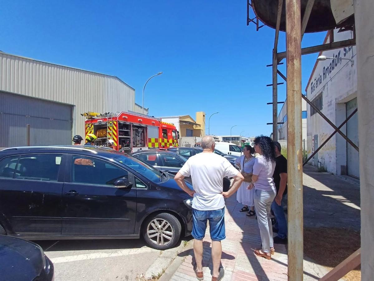 Visita de la alcaldesa, Lara Romero, al lugar.