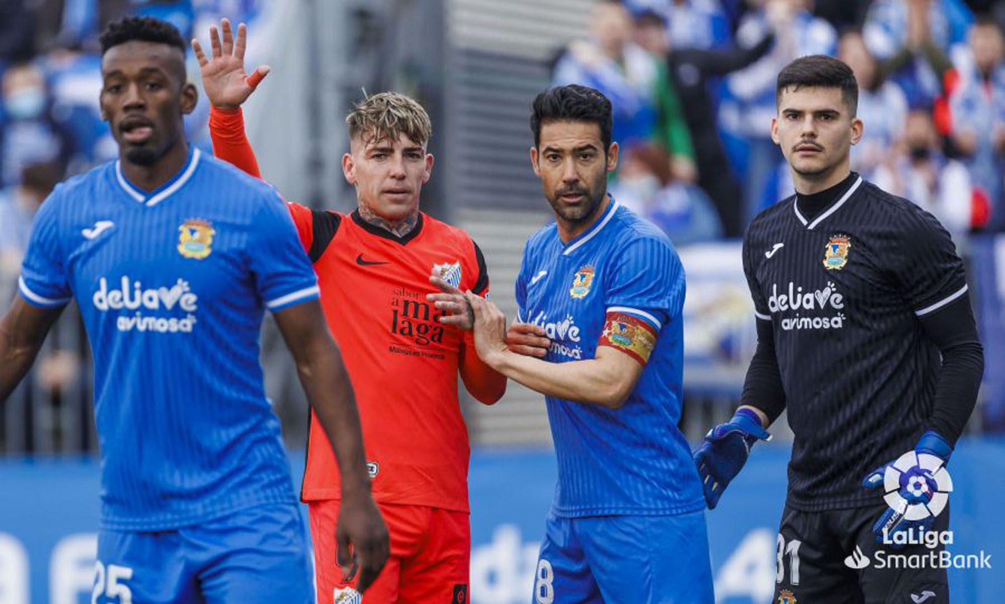 Las imágenes del Fuenlabrada - Málaga CF de LaLiga SmartBank