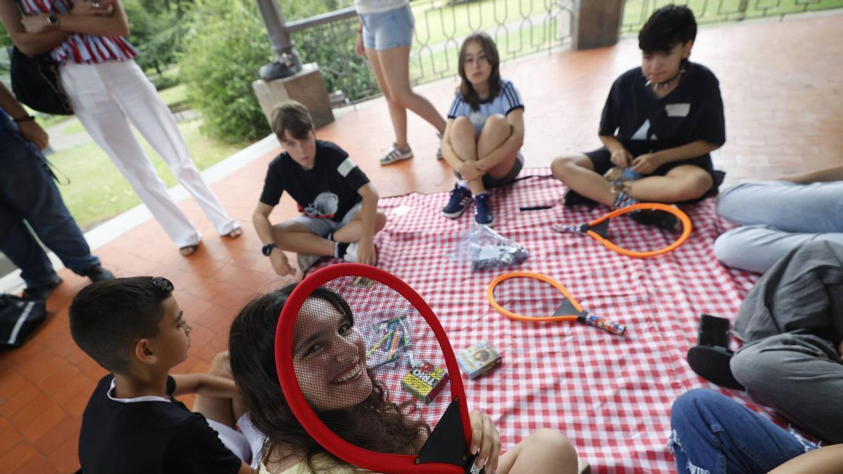 En imágenes: Así son las actividades de juegos para niños en el parque Ferrera de Avilés
