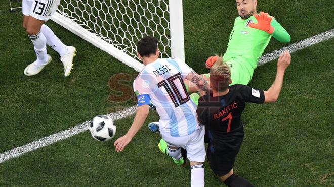 Las imágenes de Messi contra Croacia