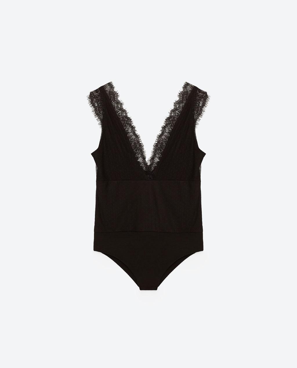 Los bodies que marcan tendencia: plumeti con encaje