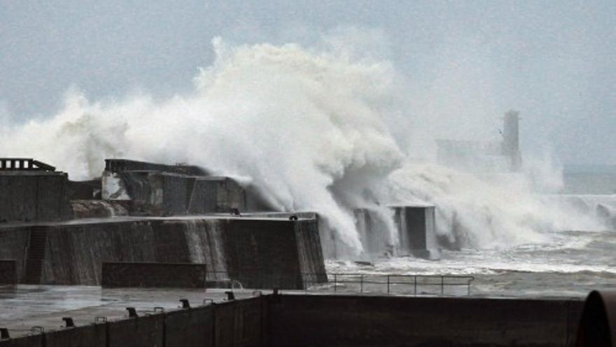 Temporal en el litoral cantábrico