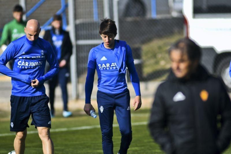 Entrenamiento del Real Zaragoza 24/2/2018