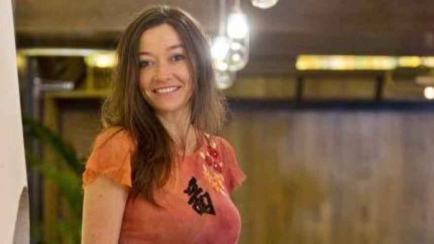 La violinista, directora e investigadora ibicenca Lina Tur, esta semana en el hotel Montesol, en Ibiza.