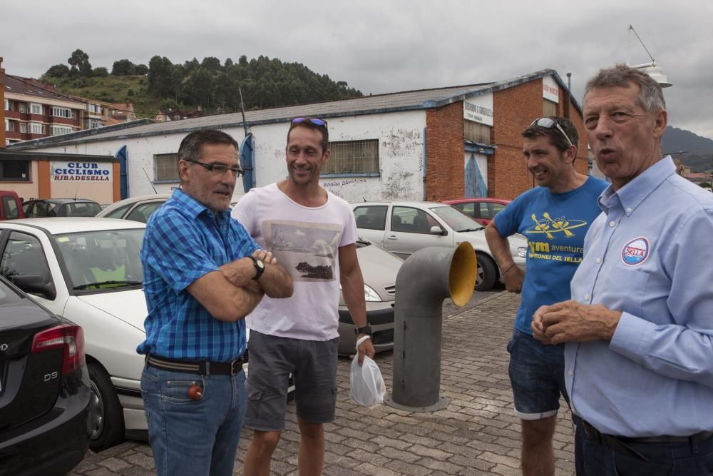 Reunión de algunos de los ganadores absolutos del Descenso Internacional del Sella en Ribadesella