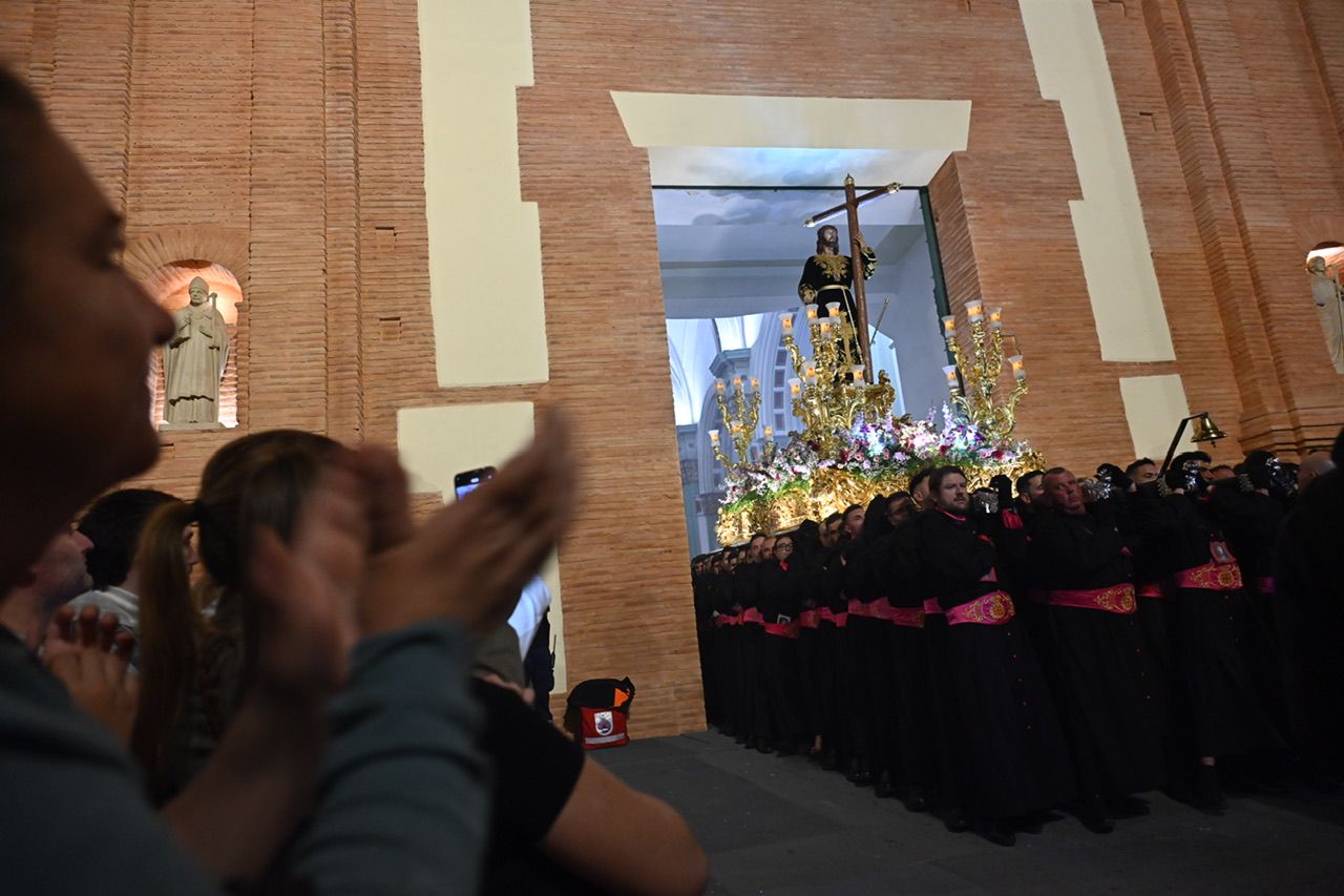 Las imágenes de la procesión del Cristo de la Misericordia y Virgen del Rosario en Cartagena