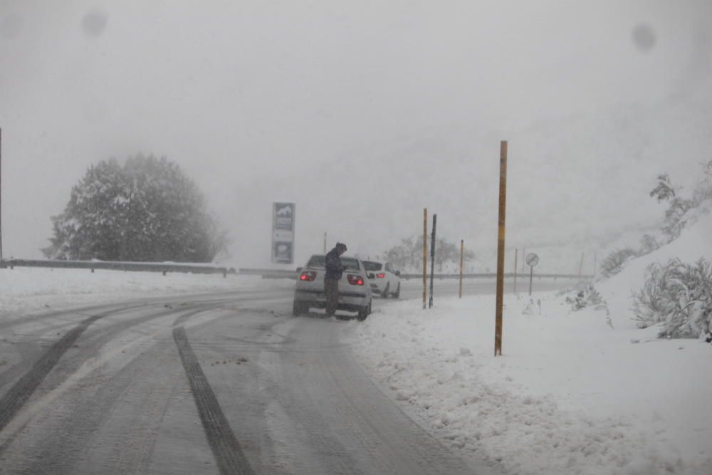 Ola de frío y nieve en Asturias