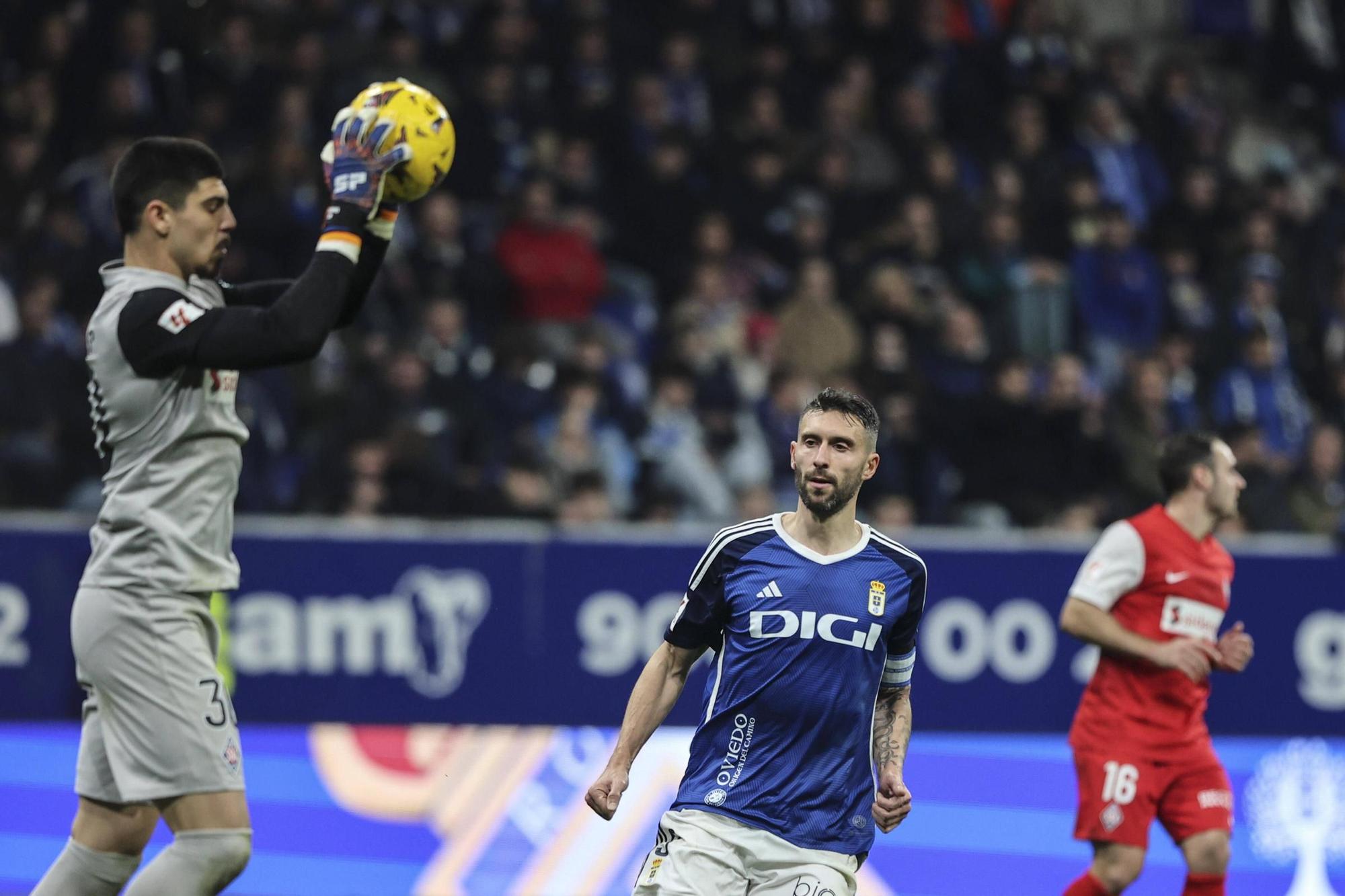 Así fue el partido entre el Real Oviedo y el Amorebieta