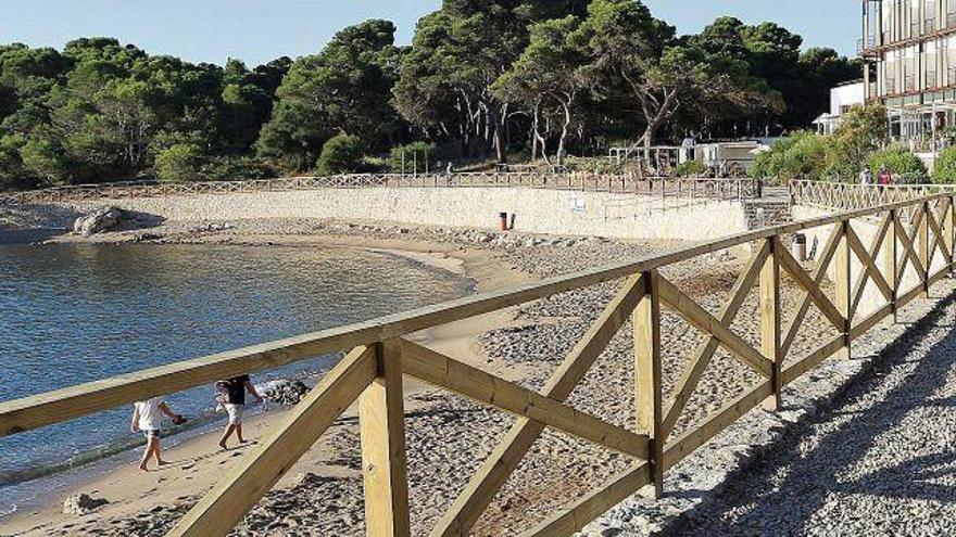 La platja del Portitxol fa l&#039;efecte de desaparició amb les darreres pluges