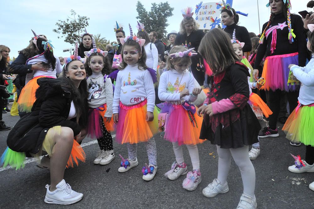 Un instante del carnaval en El Pla