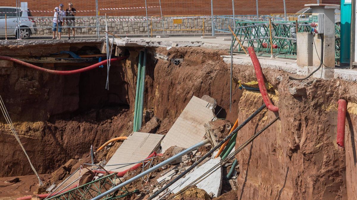 Las obras que provocaron el derrumbe de Bonrepòs i Mirambell.