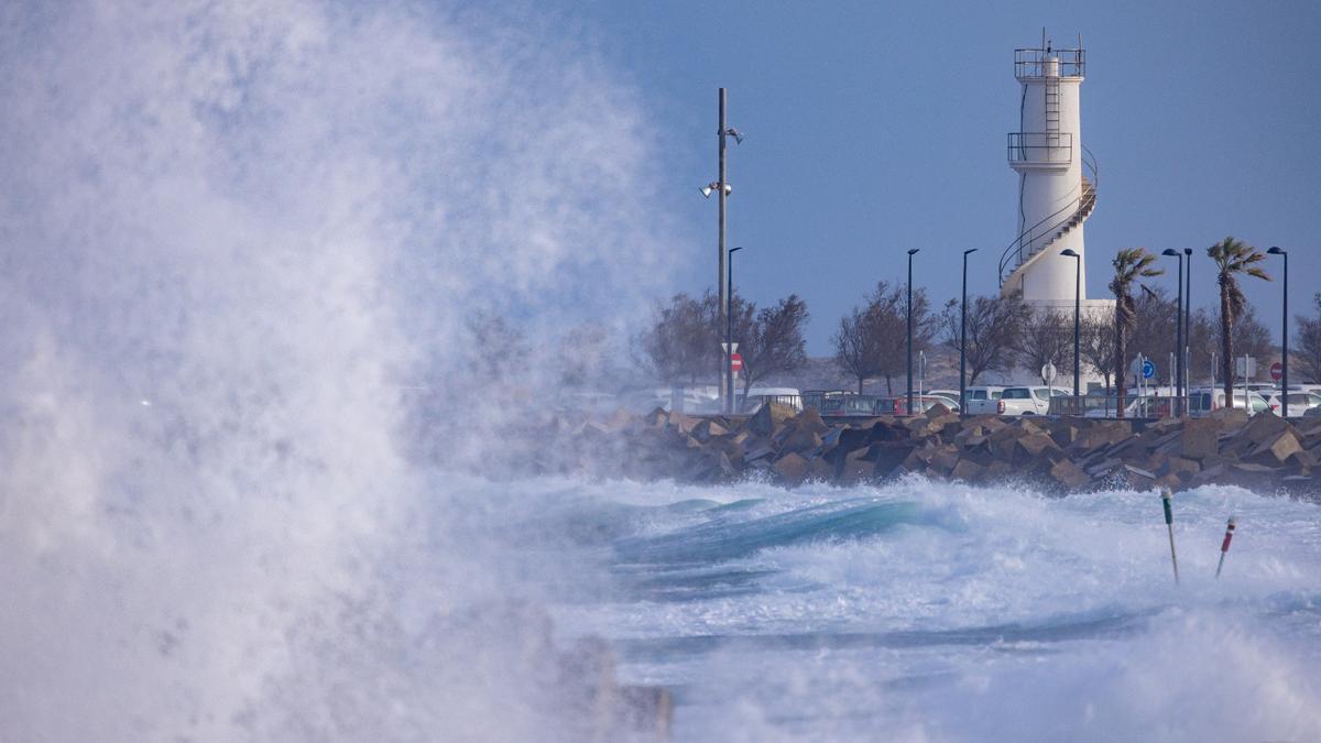 Temporal en Formentera.