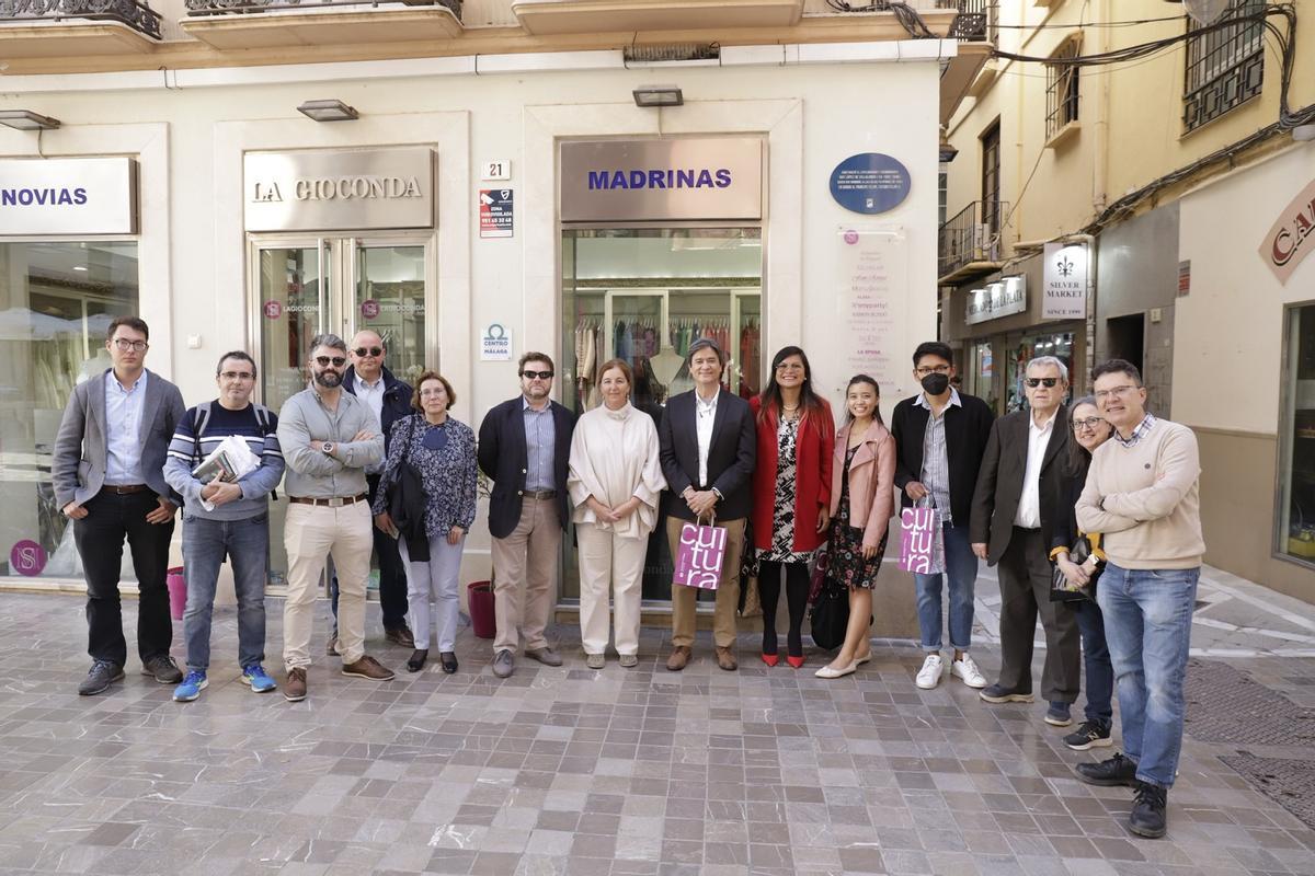 En abril de este año, una primera delegación universitaria filipina visitó en calle Compañía el lugar donde estuvo la casa natal de Ruy López de Villalobos, el malagueño que puso el nombre a las Filipinas.