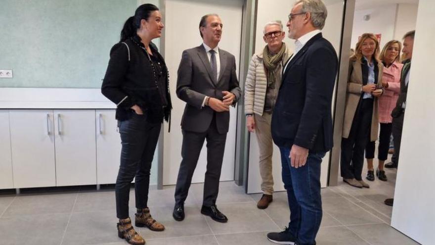 El consejero Bancalero visitó el centro con Orduna. | GOBIERNO DE ARAGÓN