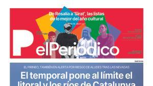 La portada de EL PERIÓDICO del 27 de diciembre de 2025