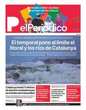 La portada de EL PERIÓDICO del 27 de diciembre de 2025
