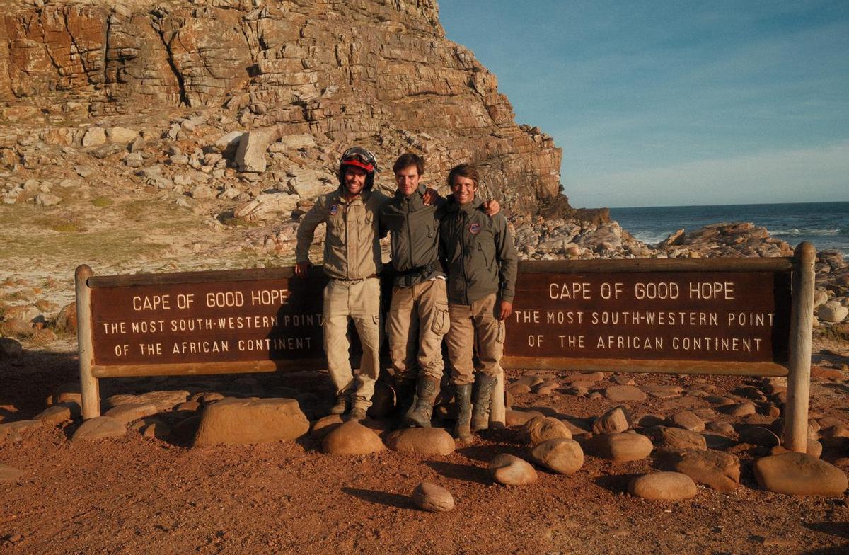 Los tres amigos vuelven con la convicción de que la aventura no terminó en el Cabo