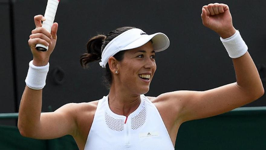 Muguruza entra en la semana grande de Wimbledon