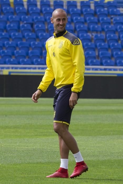 Entrenamiento de la UD previo al partido contra el Betis (18/04/2018)