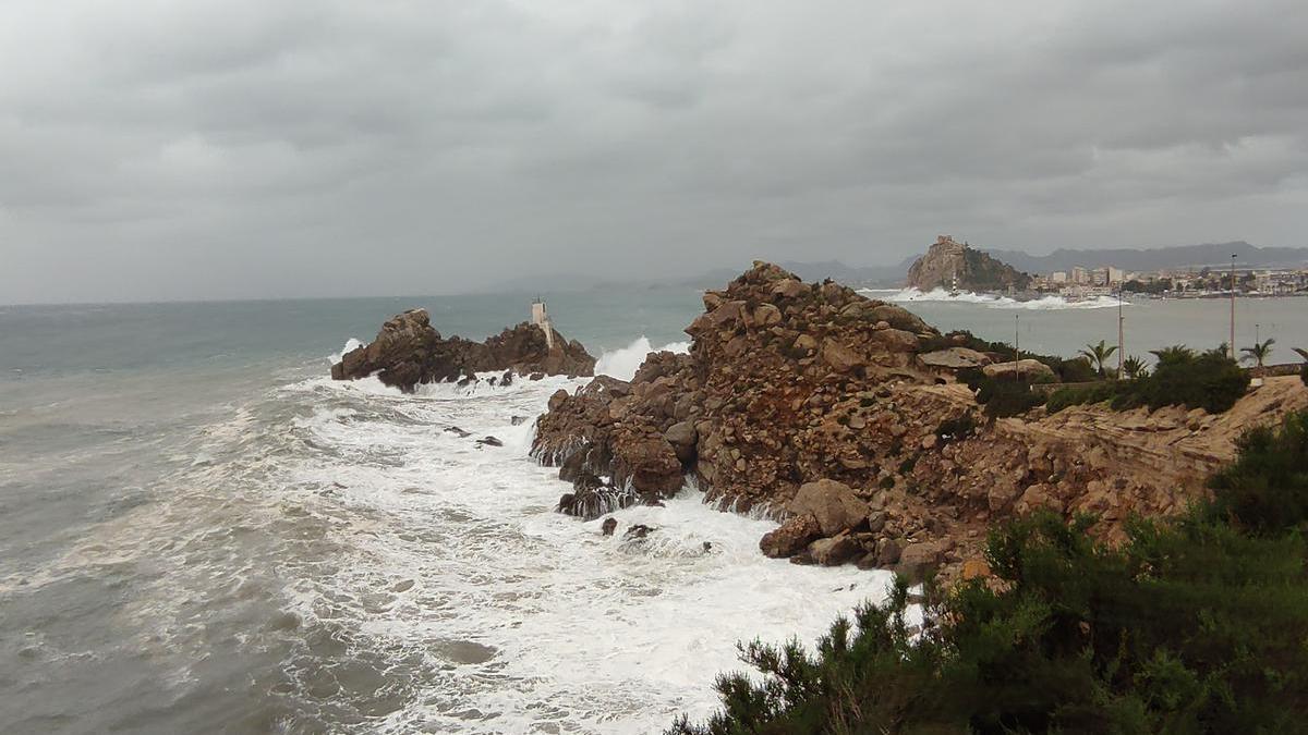 La playa de Levante, en Águilas.