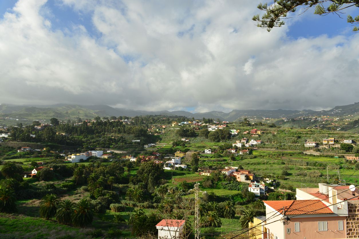 Santa Brigida, Gran Canaria, España.