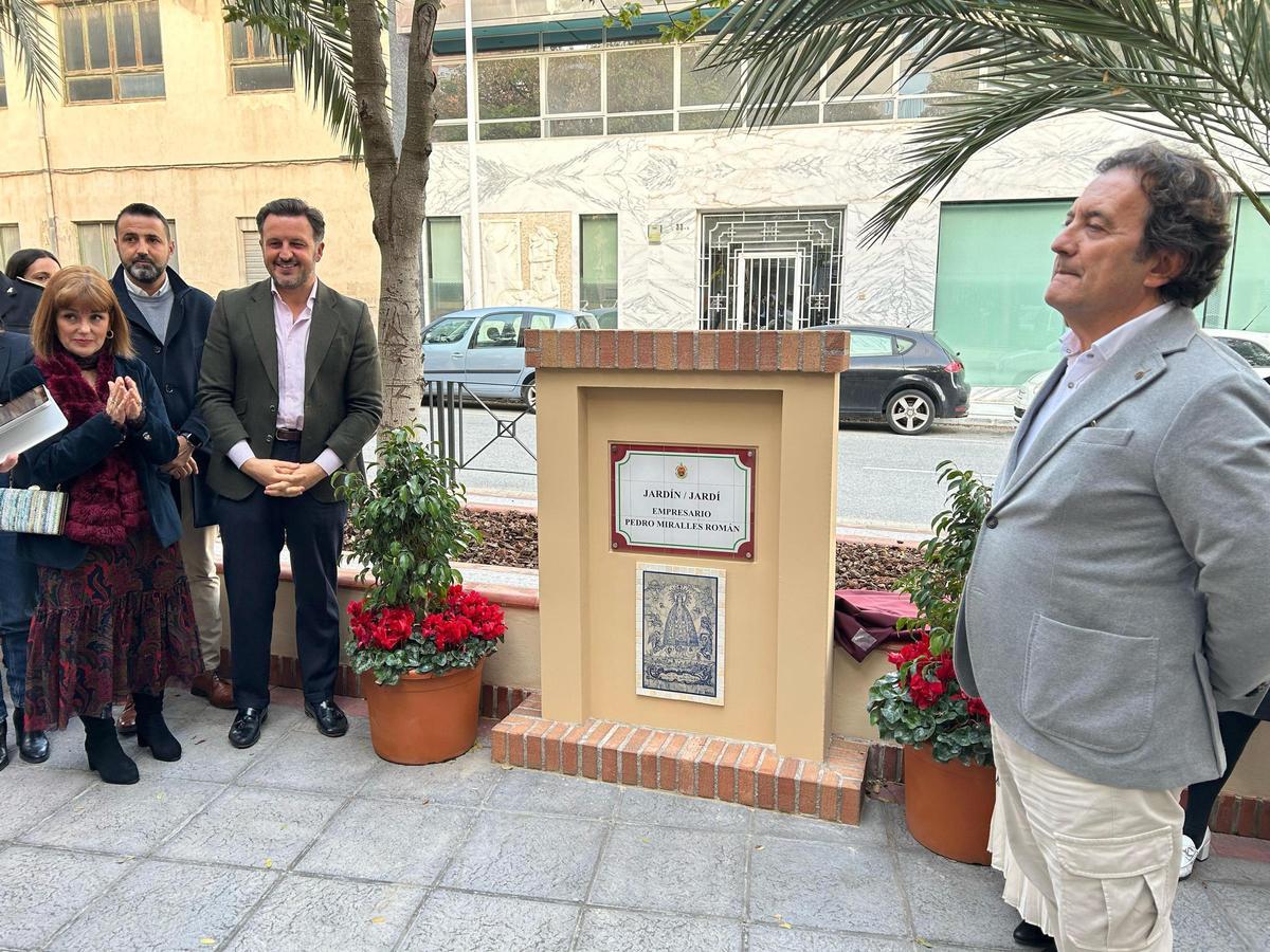 Un momento del homenaje a Pedro Miralles
