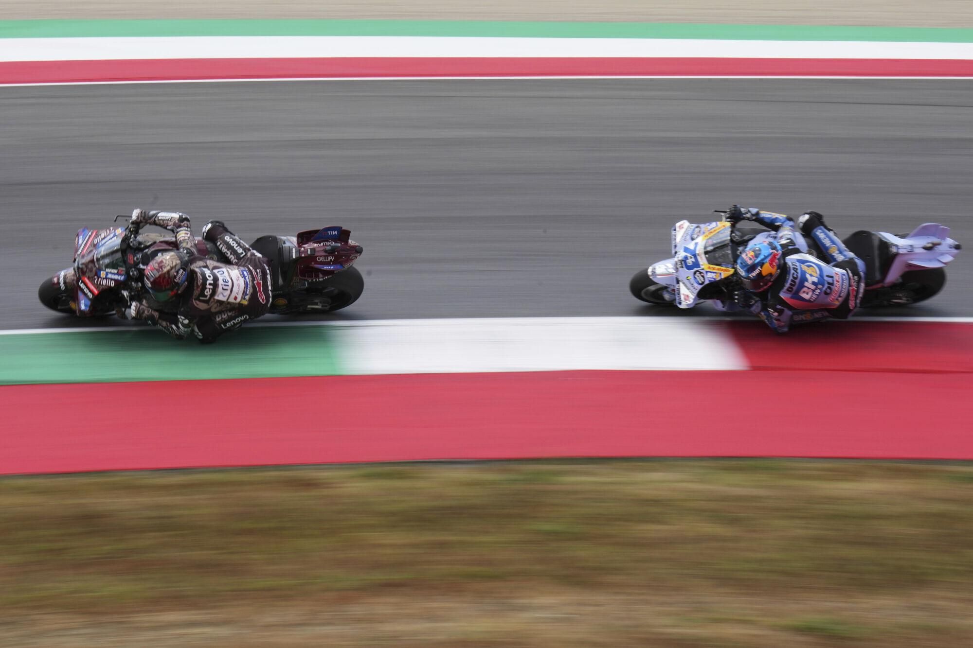 La carrera del Gran Premio de Italia de MotoGP, en imágenes.