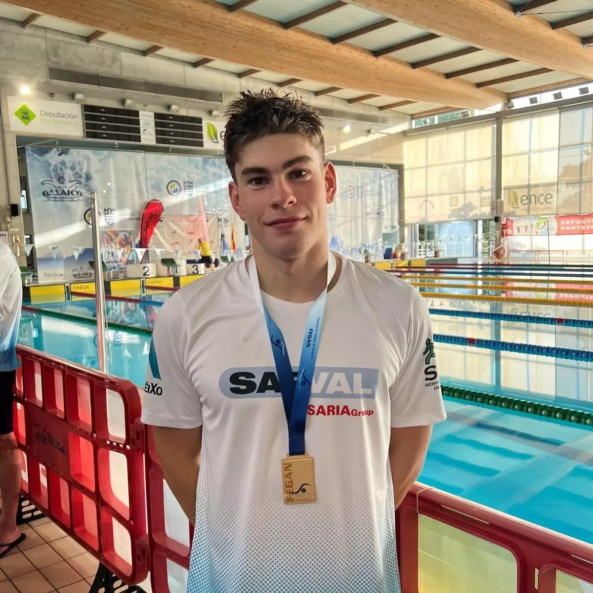 Mateo García supera tres récords gallegos
