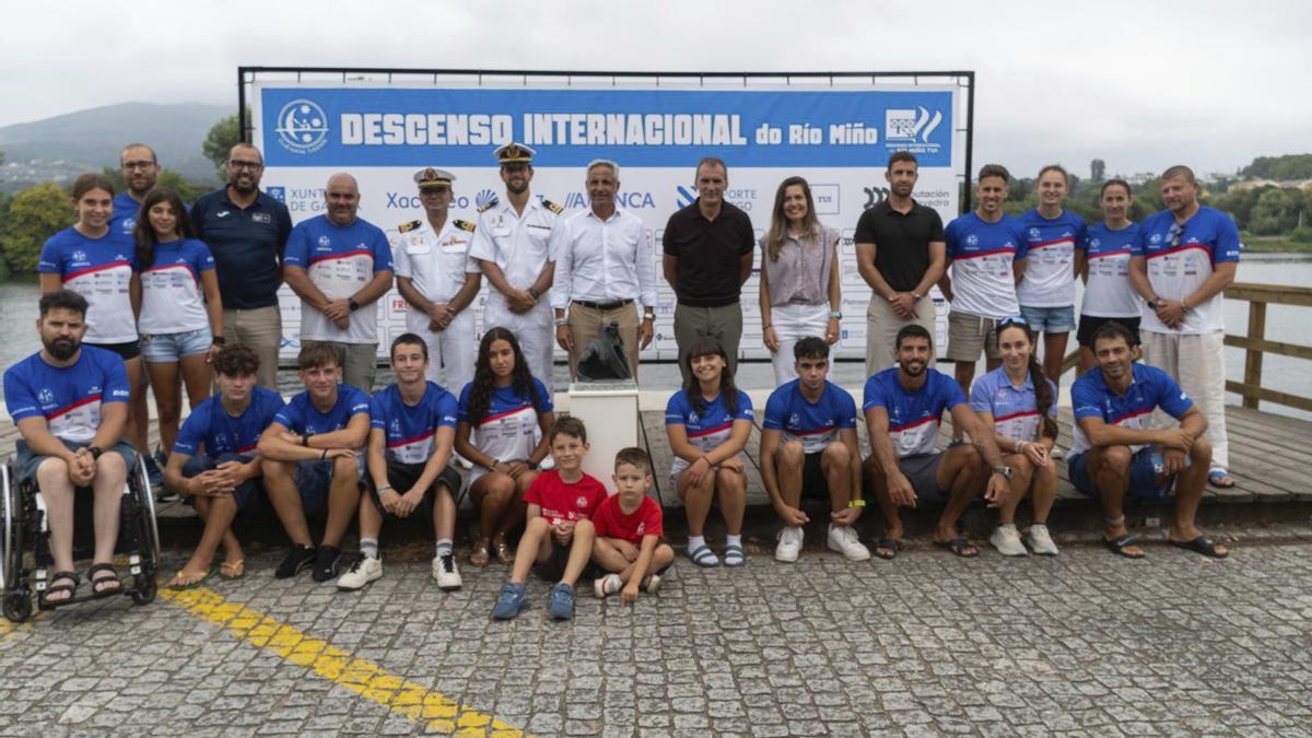 Imagen de la presentación de ayer del Descenso en la sede del Kayak Tudense. | FDV