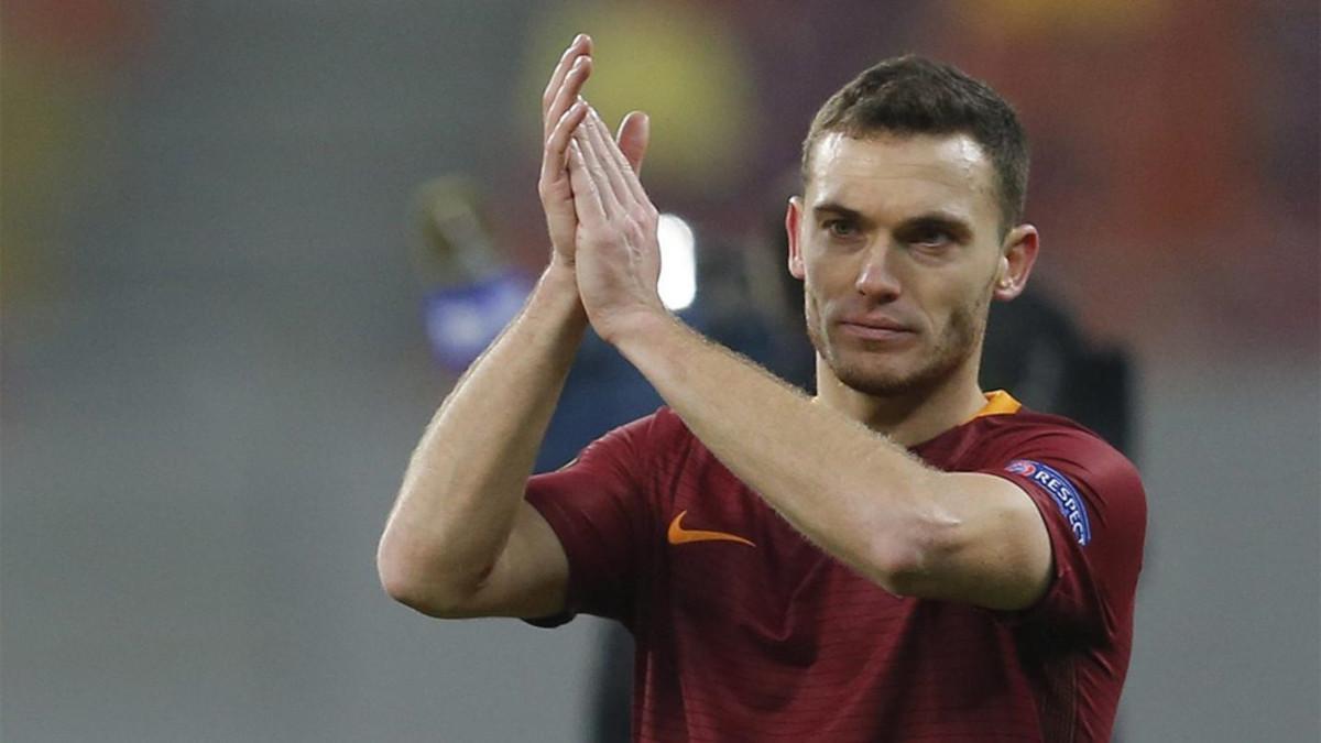 Thomas Vermaelen ha jugado esta temporada en la Roma en calidad de cedido por el FC Barcelona