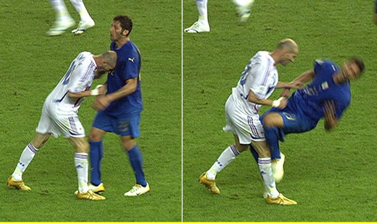 Zidane y el cabezazo a Materazzi en el Mundial 2006