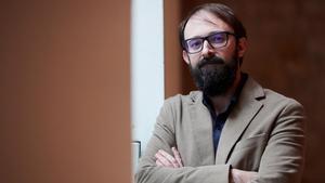  El escritor almeriense Juan Manuel Gil, ganador del l 63 Premio Biblioteca Breve, el pasado febrero. 