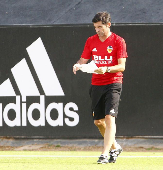 El primer entrenamiento de Neto