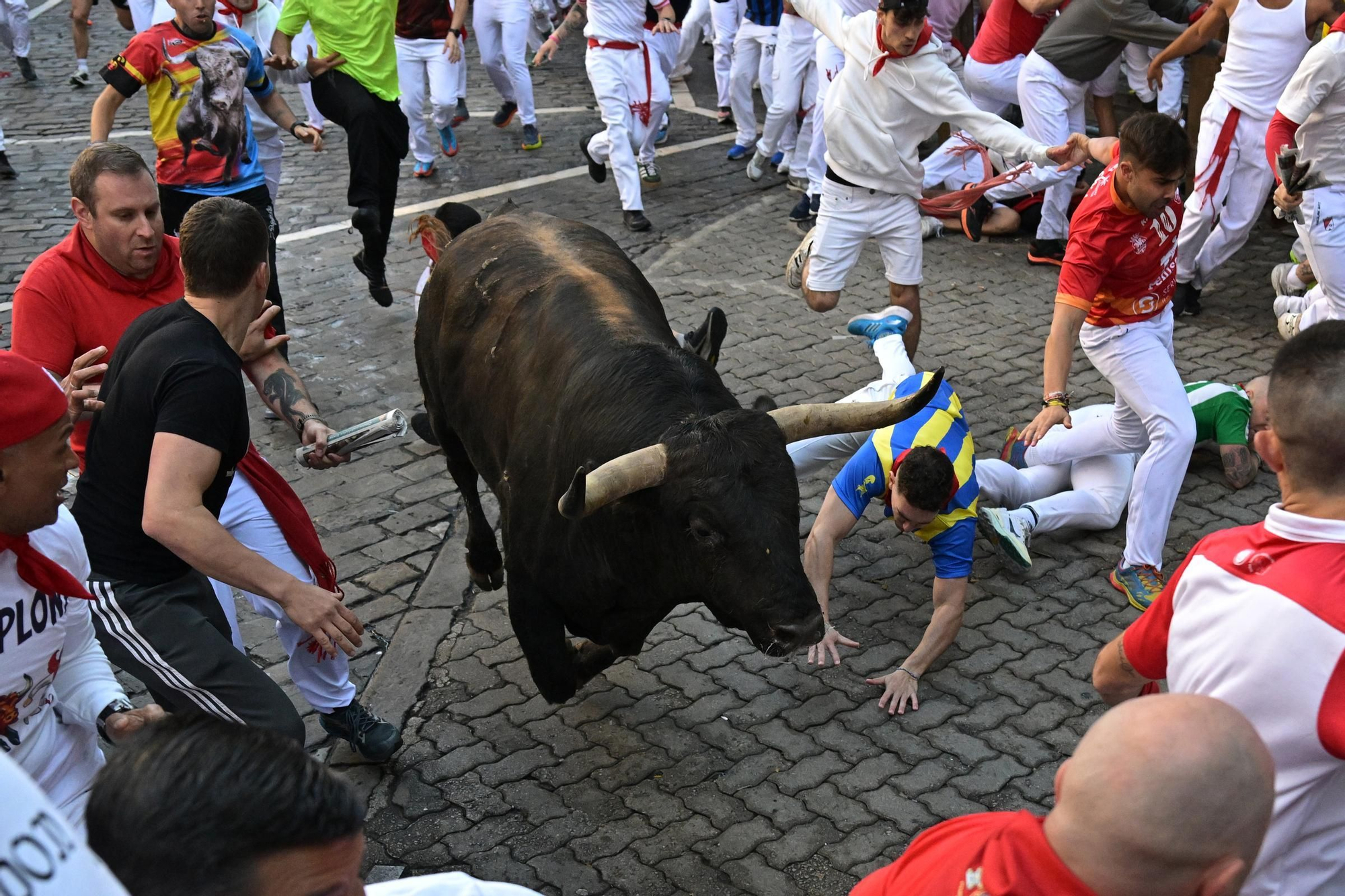 Primer encierro en el Día de San Fermín